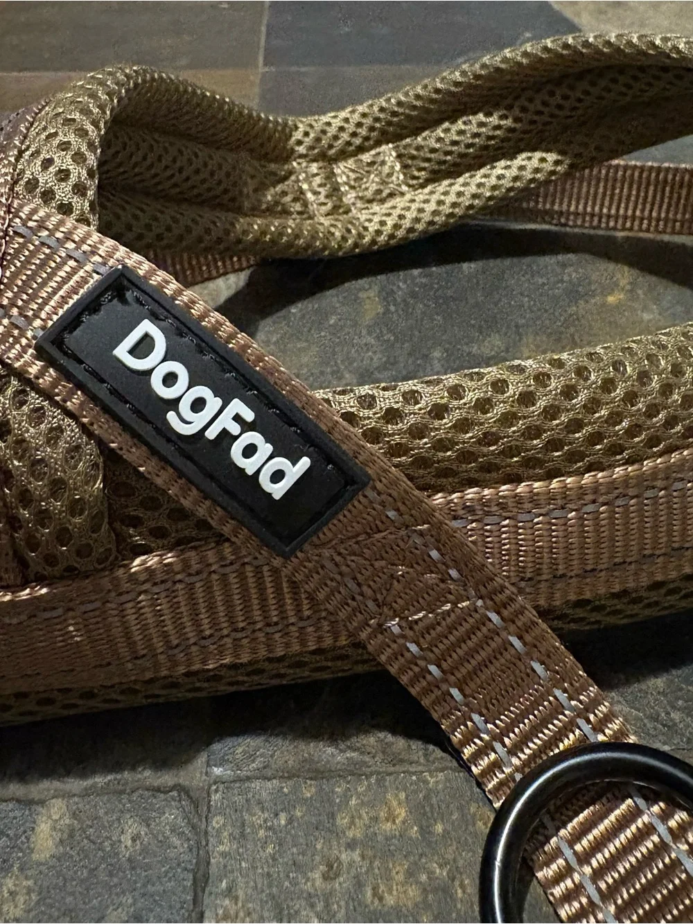 Mesh Step-In Harness - Brown
